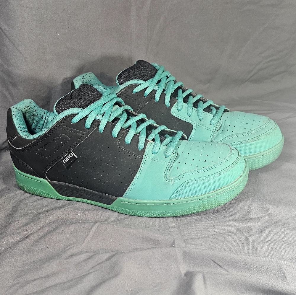 Black and Teal Sneakers